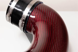 Chevrolet Corvette Performance Air Intake - CORSA Performance - Closed Box + DryTech Filter - Red Carbon Fiber - `14-`19